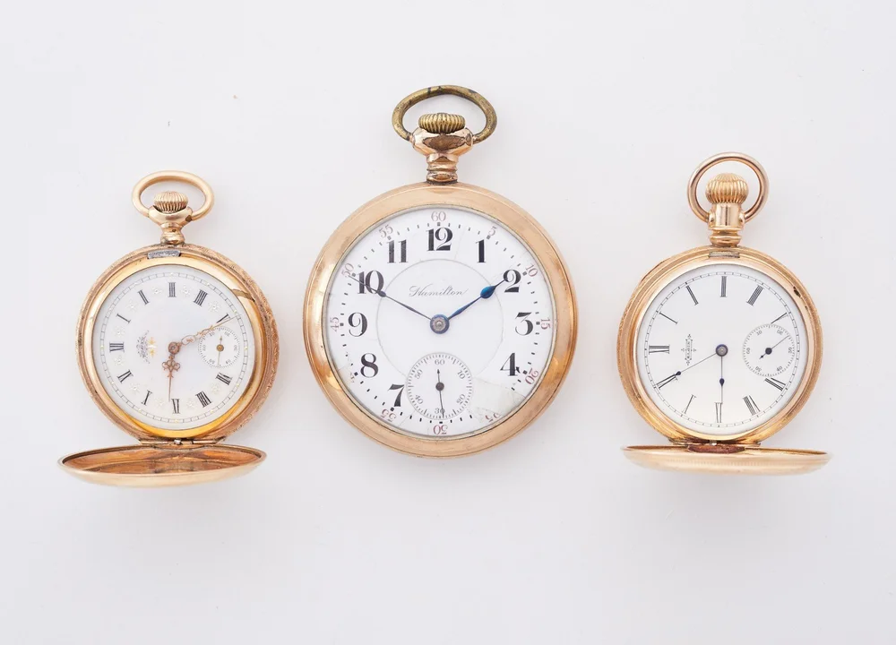 Pocket Watches Gold Filled Hamilton Elgin